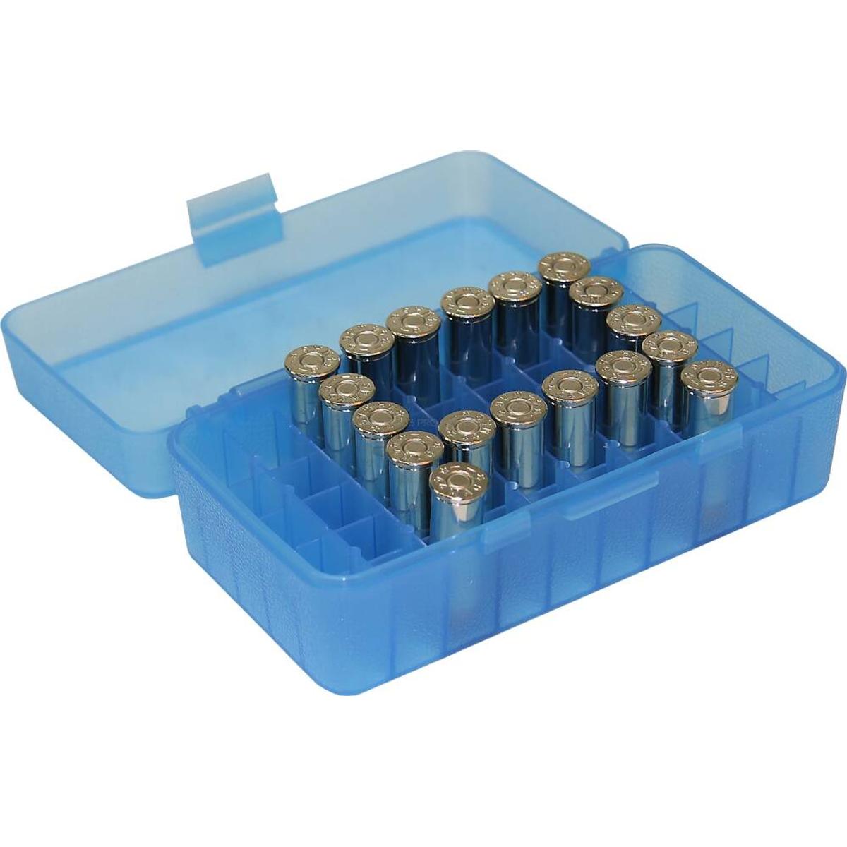 AMMO BOX pro .44 MAG/SPEC, .45 COLT, 50 pozic MTM P50-44 - modrý - Image 4