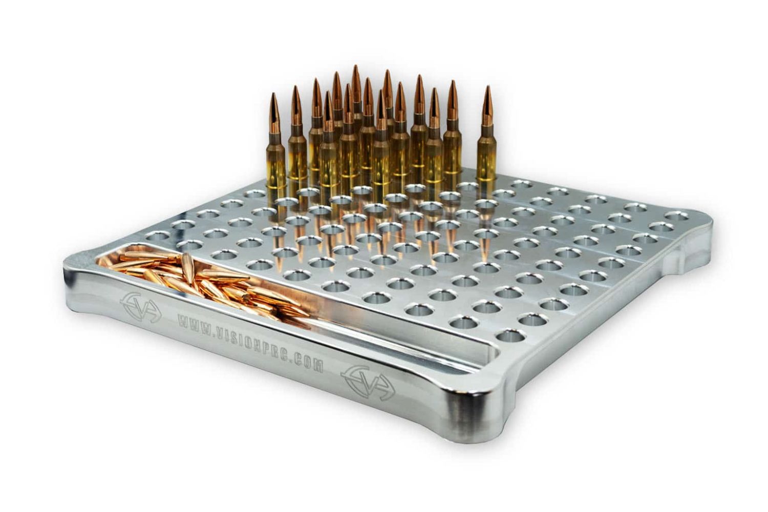 Vision přebíjecí blok / držák na nábojnice pro .308 / 6,5 x 47 Lapua , 6,5 Creedmore a další klony