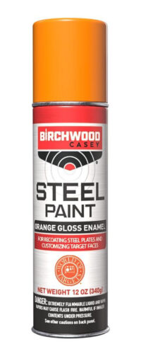 Kontrastní barva na kovové terče, gongy a reaktivní terče - oranžová